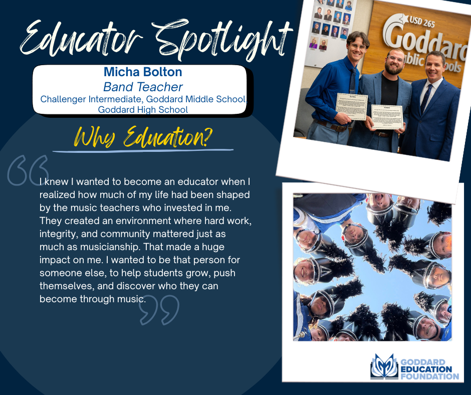 Educator Spotlight- Micha Bolton
