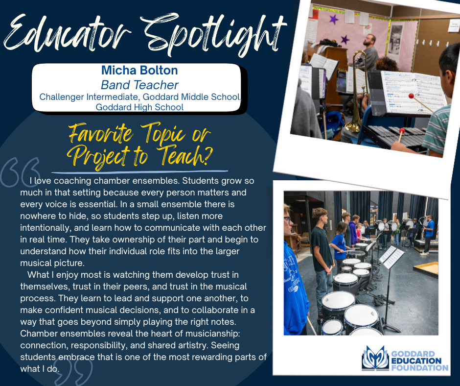 Educator Spotlight- Micha Bolton