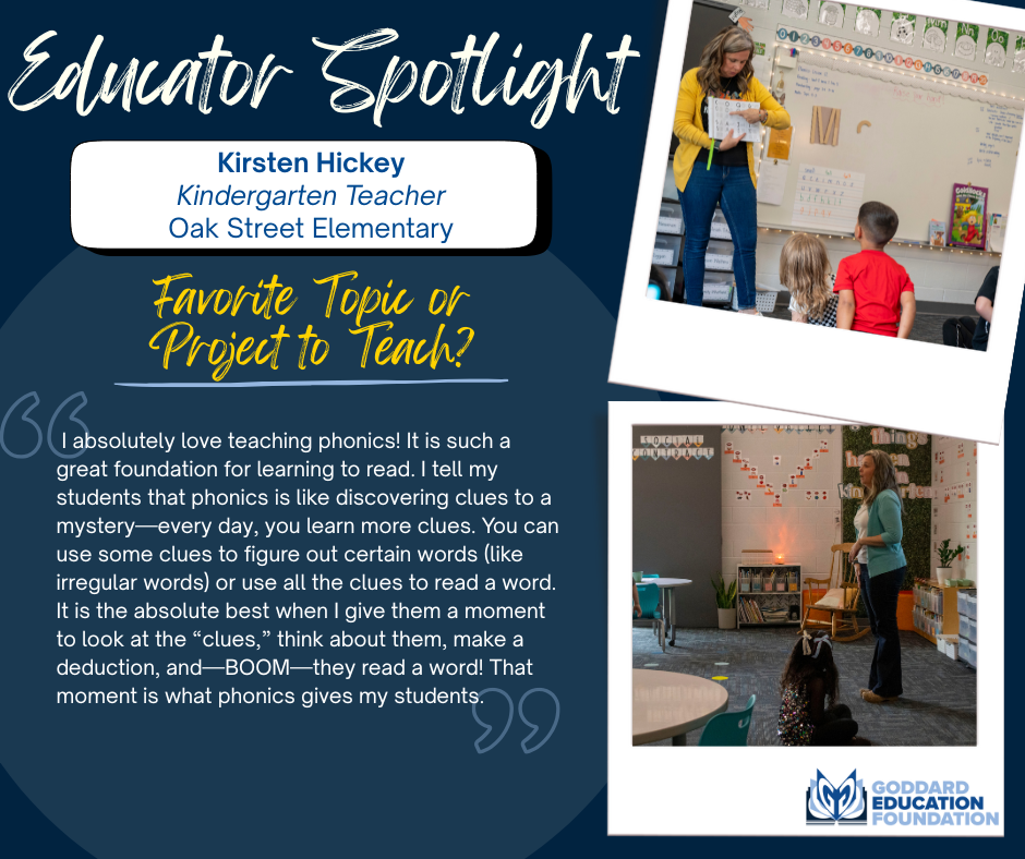 Educator Spotlight- Kirsten Hickey