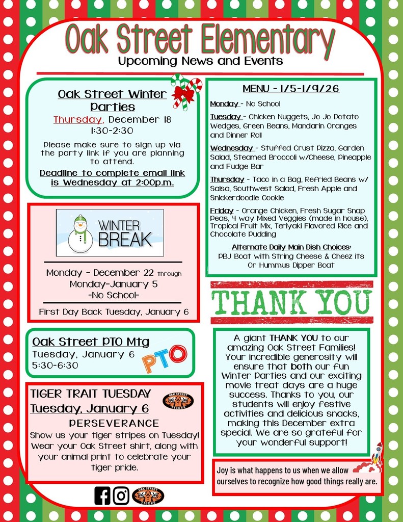 Newsletter through 1/9/26