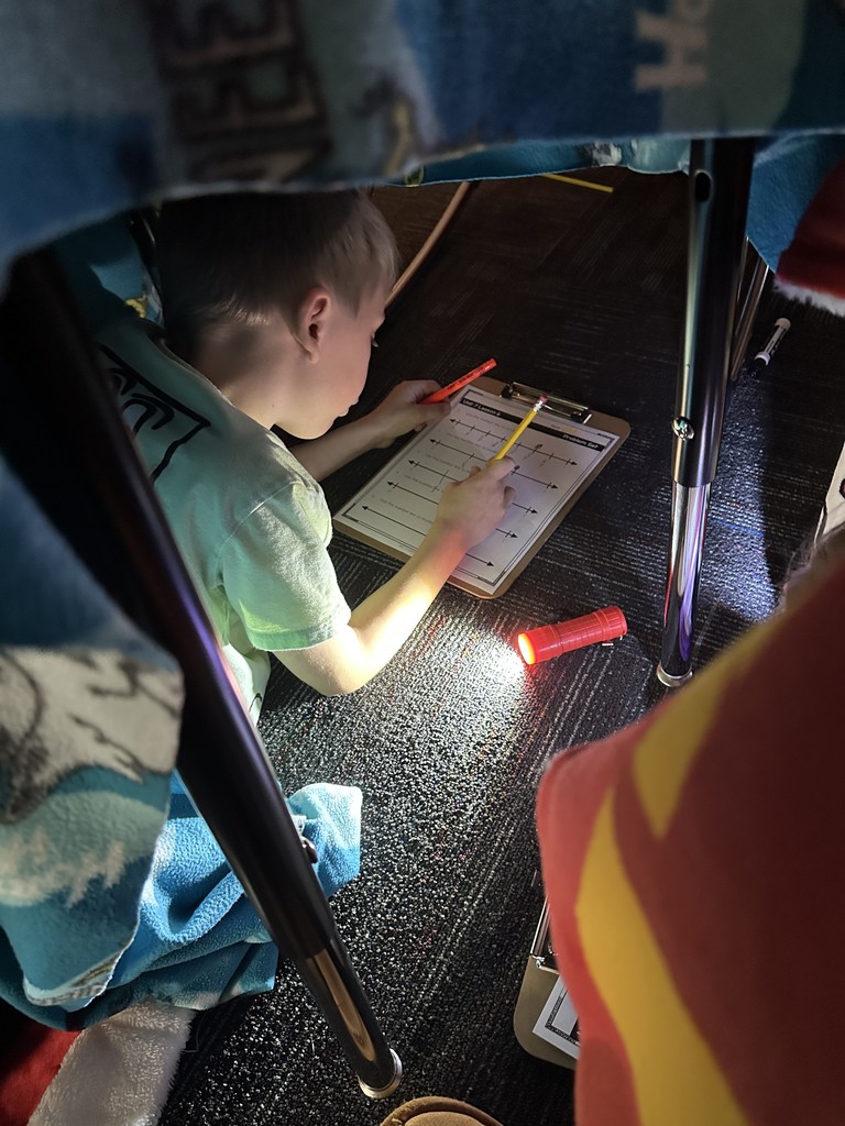 forts and flashlights