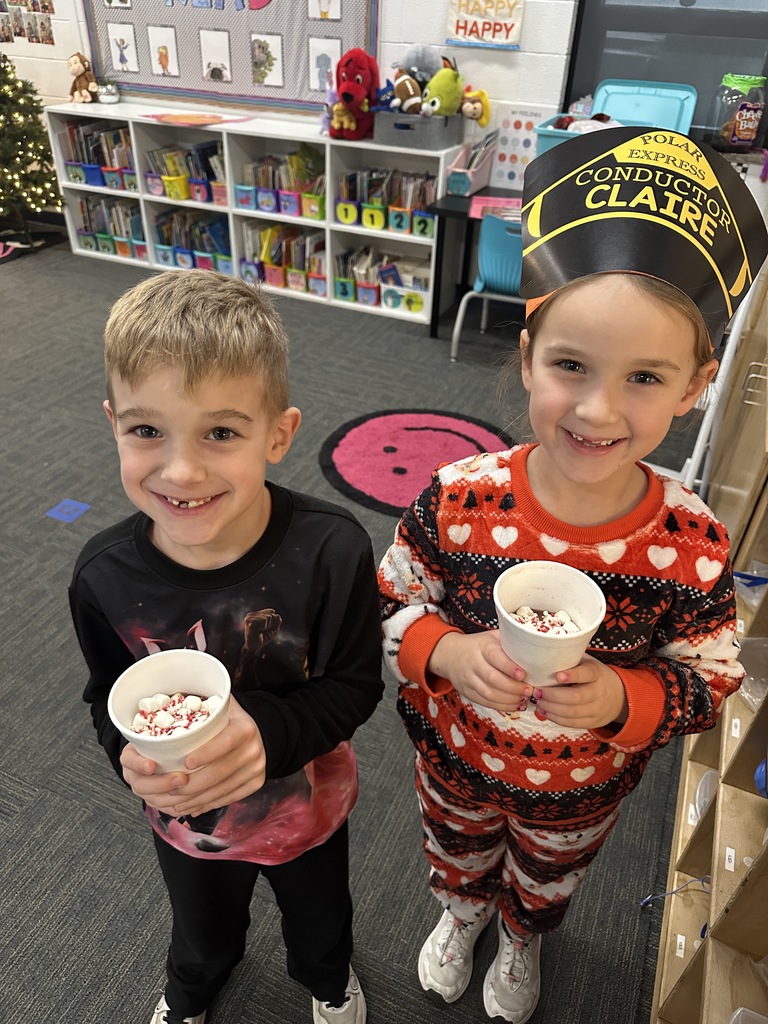 polar express and hot cocoa