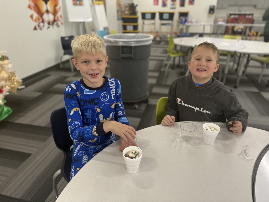 Cocoa cups in hand, marshmallow counts getting serious, and excitement buzzing through the halls.   Hot Cocoa Day was the perfect cozy pause before the break ahead.