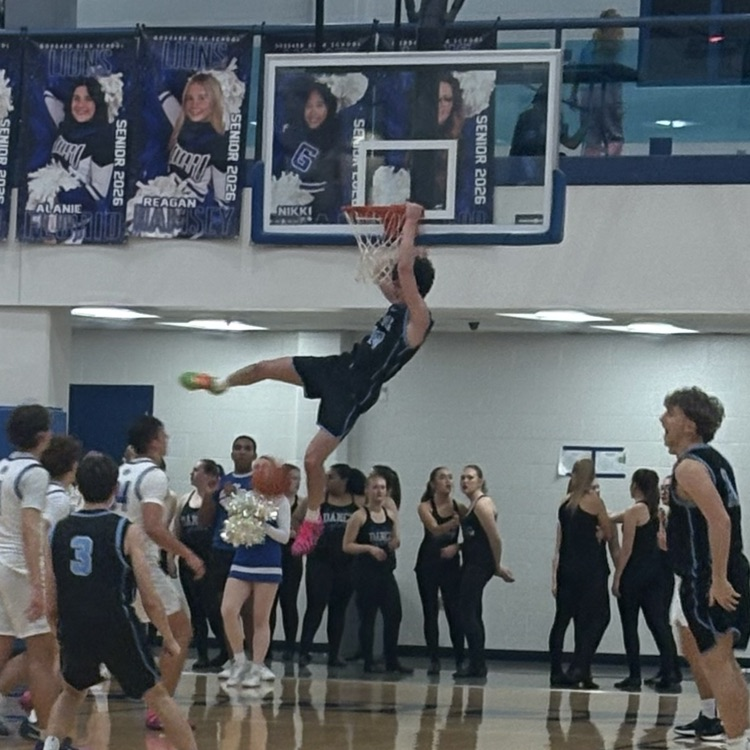 Tiger basketball at Goddard at the half Tigers 37 - Lions 20