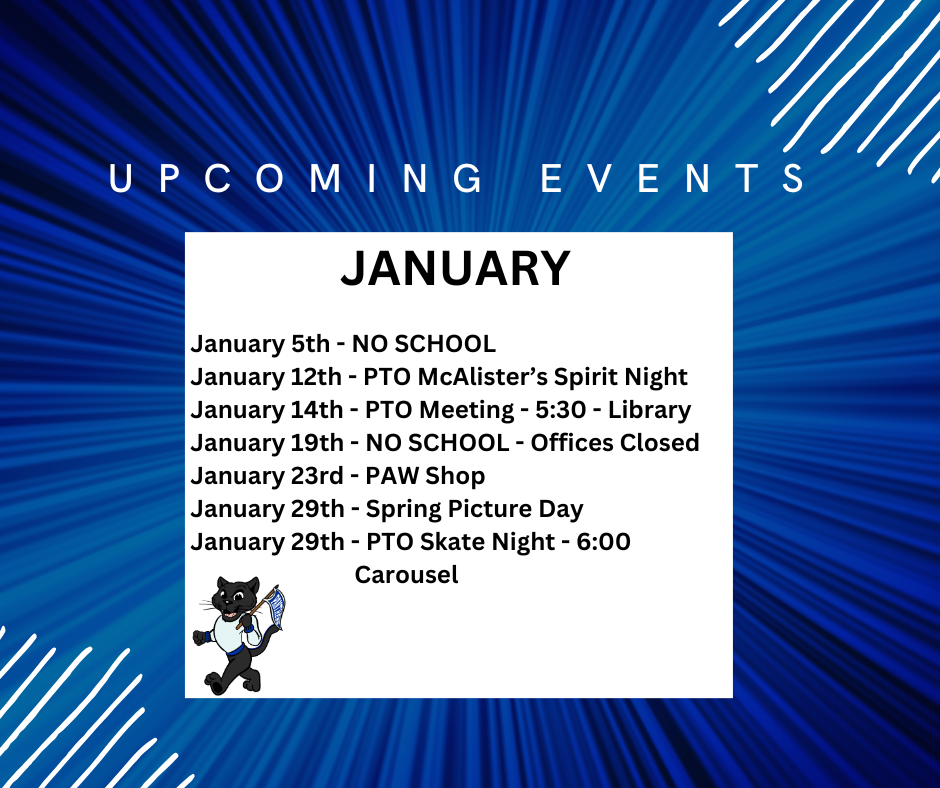 January Upcoming Events