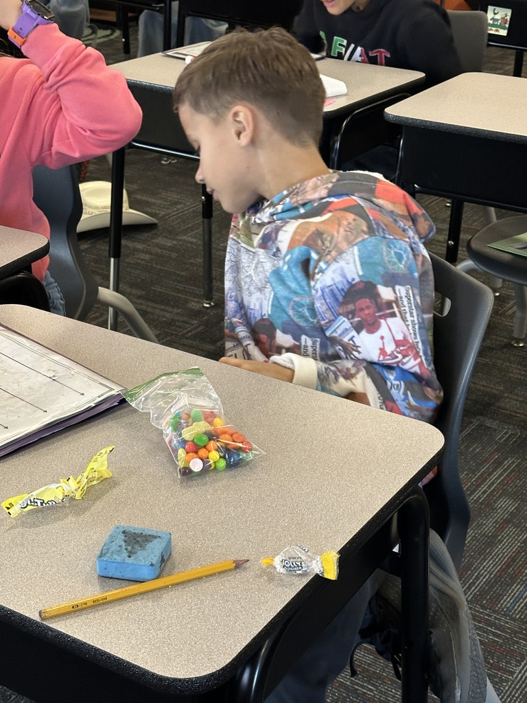 Mrs. Douglass’ class earned a Candy Salad reward today!