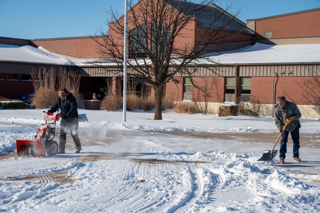 Weekend Warriors: Thank You, Maintenance Team! While most of us were enjoying our weekend indoors, our amazing maintenance team was out in freezing temperatures clearing snow from parking lots and sidewalks to make sure we could return safely today. Their hard work often goes unnoticed, but it's the foundation that makes our school day possible. We literally couldn't function without them! Thank you for your dedication, hard work, and commitment to keeping our school community safe! 🙏❄️