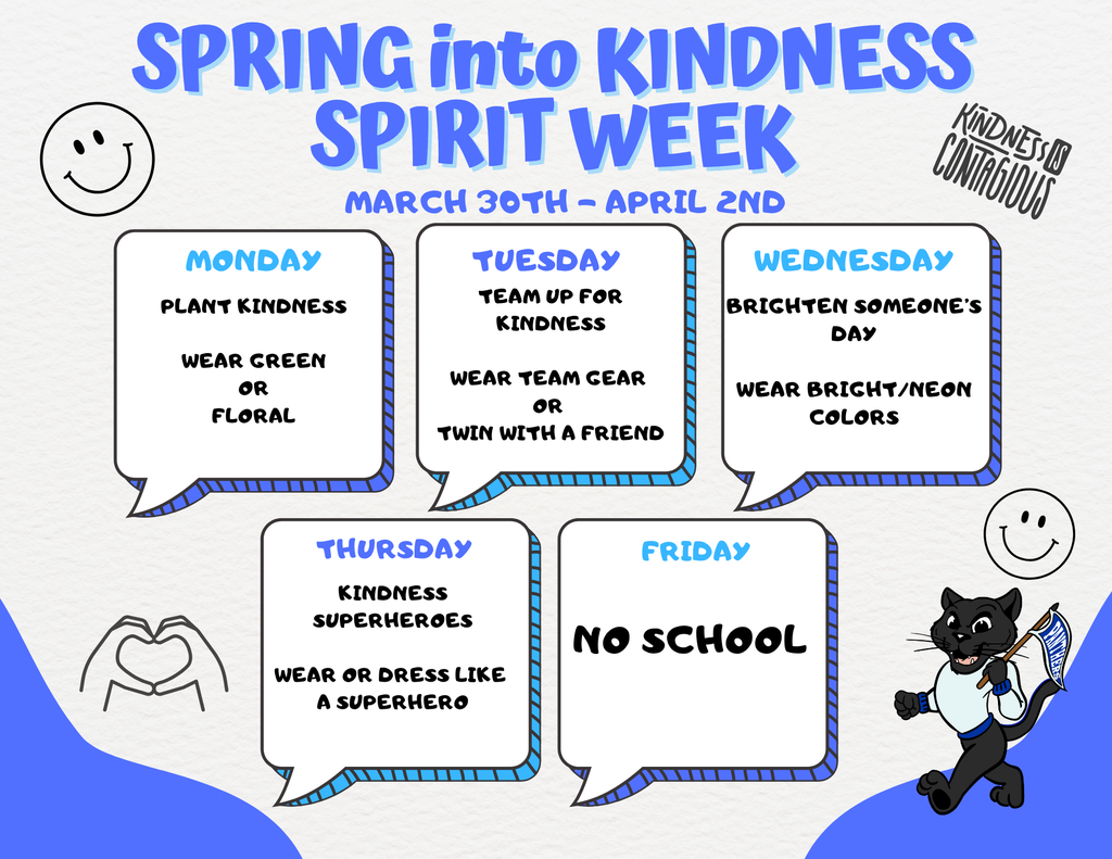 Spring into Kindness Spirit week for Apollo 