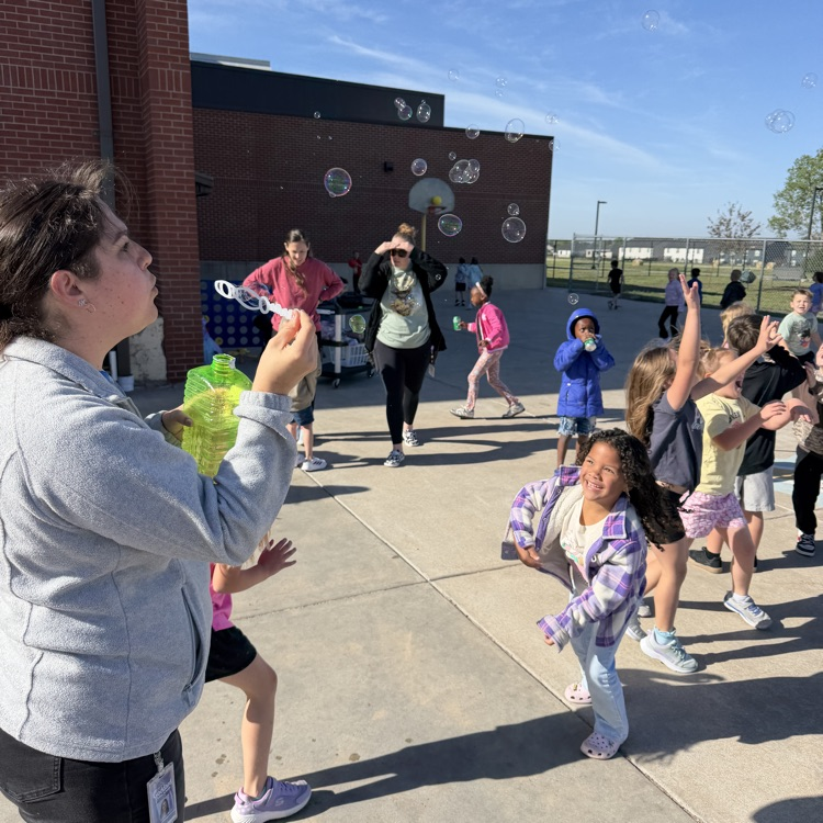 It was a beautiful day for extra recess! The kids were so excited to play and have a treat of their own!