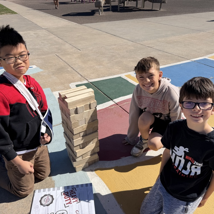It was a beautiful day for extra recess! The kids were so excited to play and have a treat of their own!