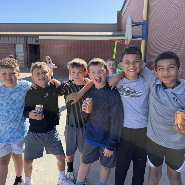 It was a beautiful day for extra recess! The kids were so excited to play and have a treat of their own!