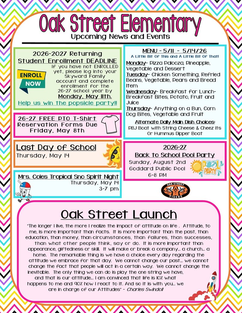 Oak Street Newsletter