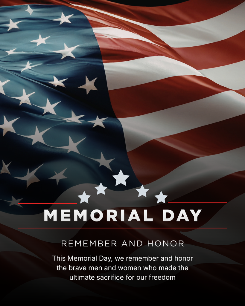 This Memorial Day, we remember and honor the brave men and women who made the ultimate sacrifice for our freedom