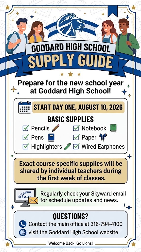 First day supply list