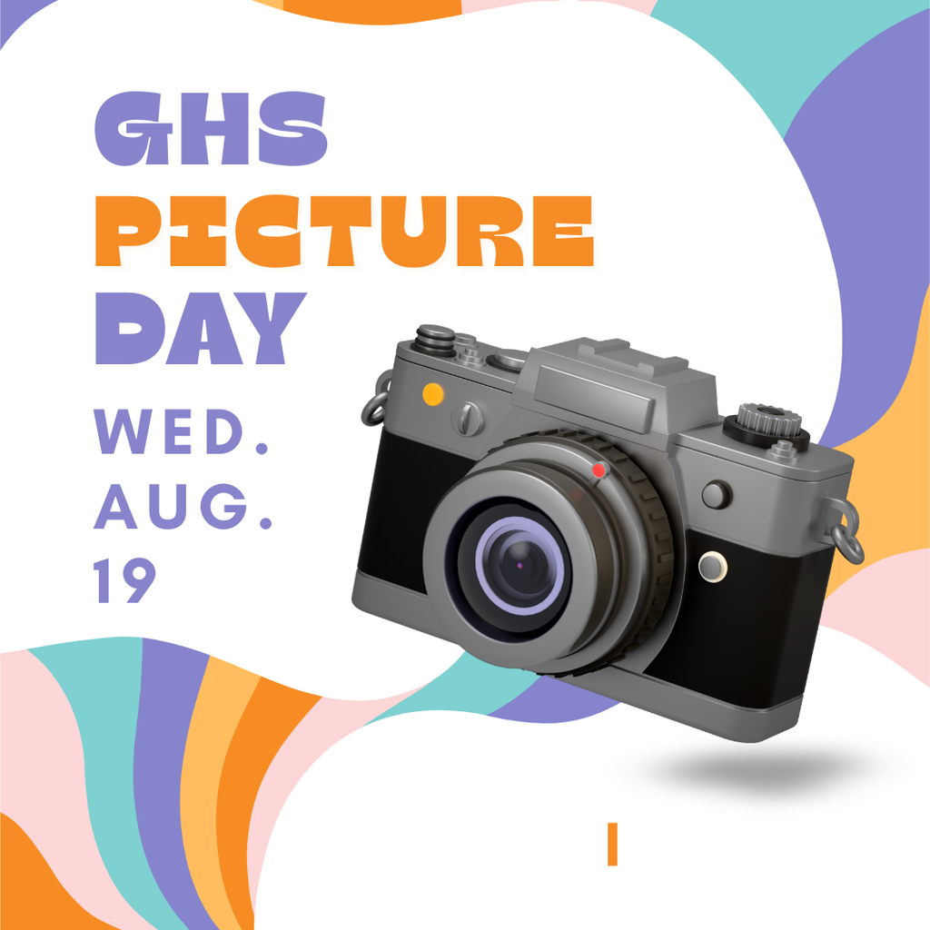 GHS Picture Day is Wednesday, August 19
