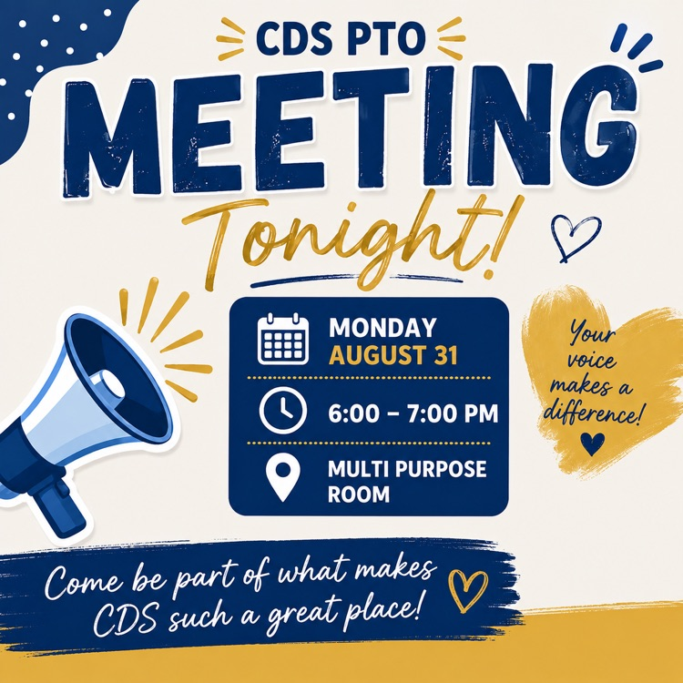 PTO Meeting Tonight 