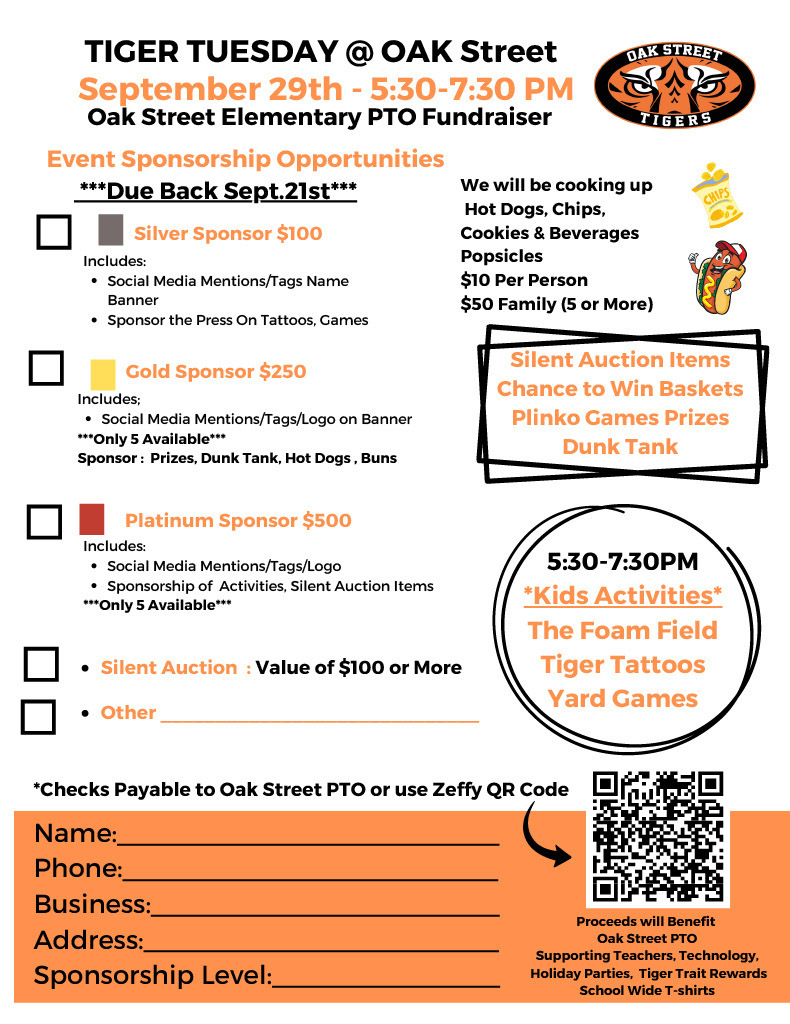 Tiger Night Sponsor Opportunities