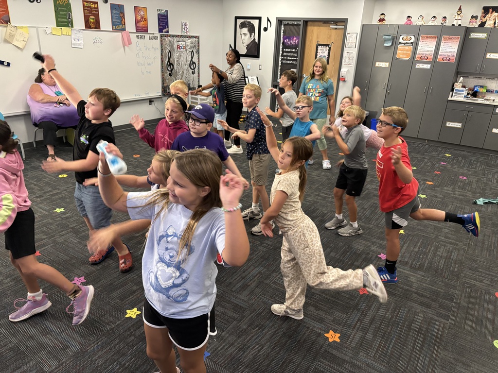 3rd Grade Fun on Music and Movement Friday!