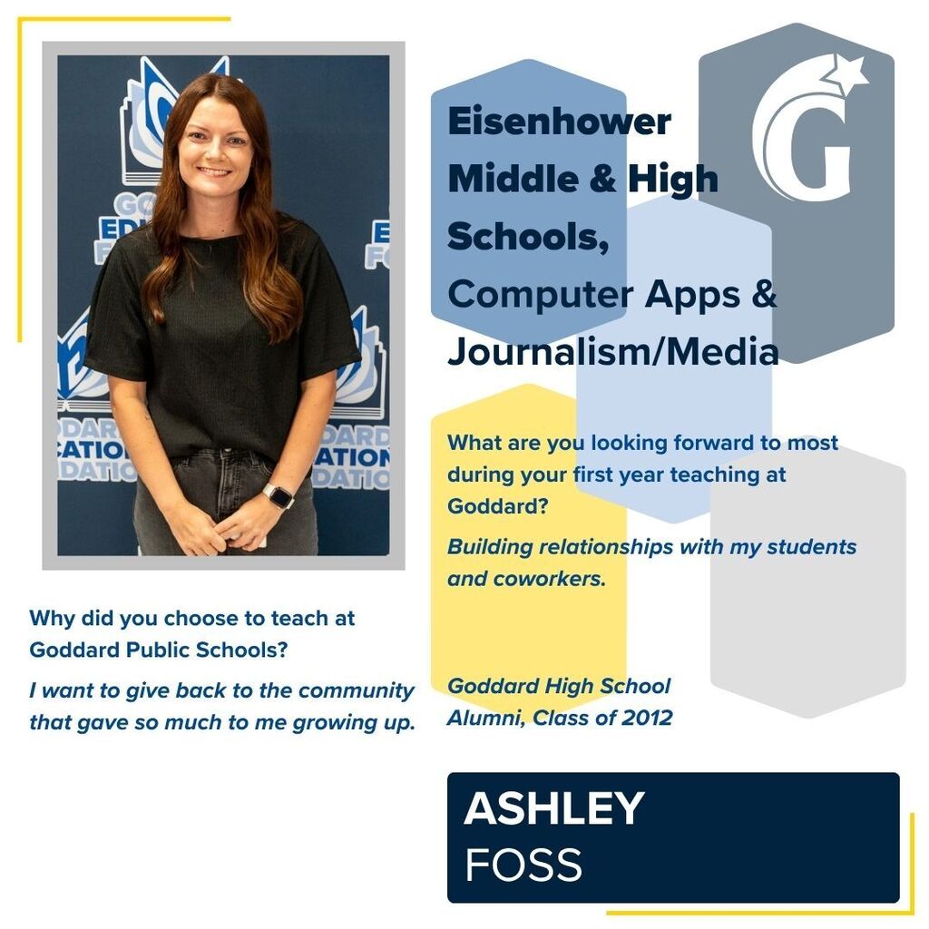 New Middle School staff graphic