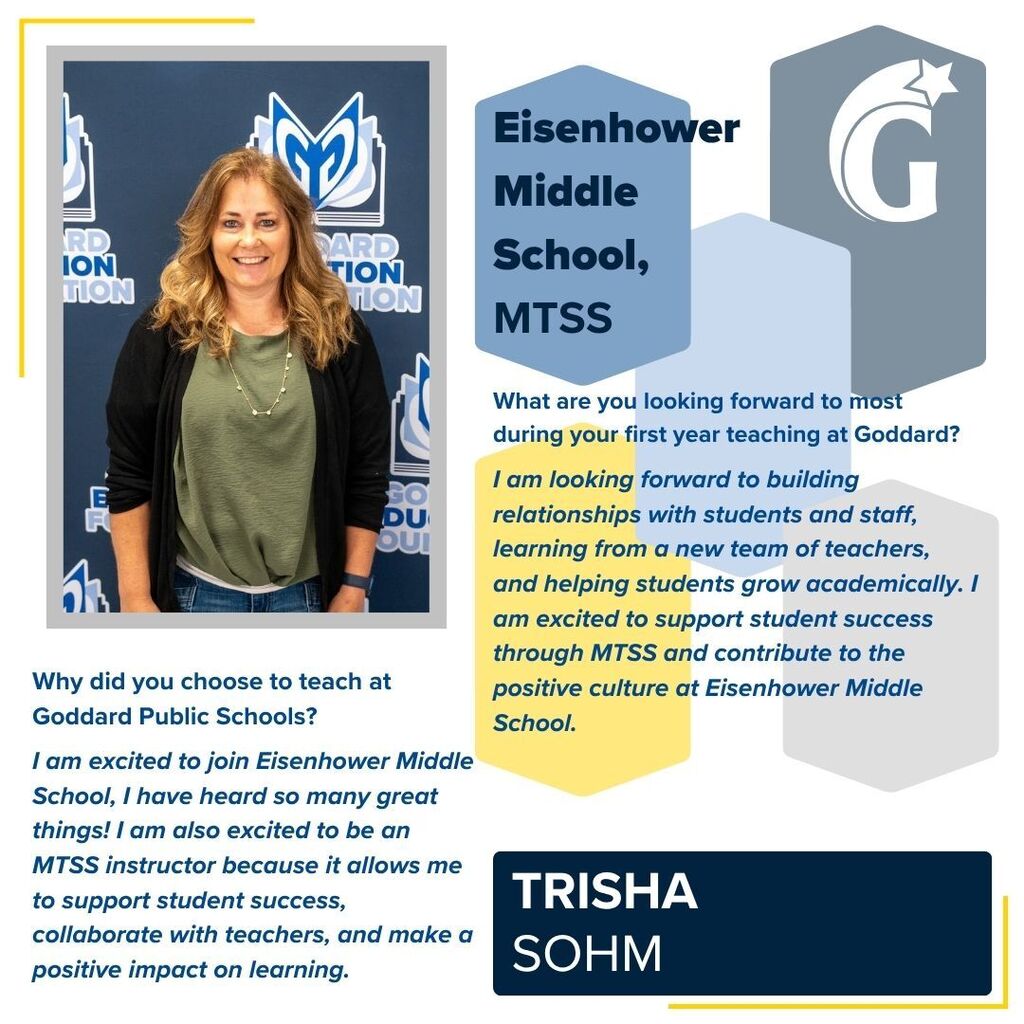 New Middle School staff graphic