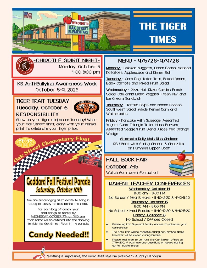 Newsletter 10/9/26