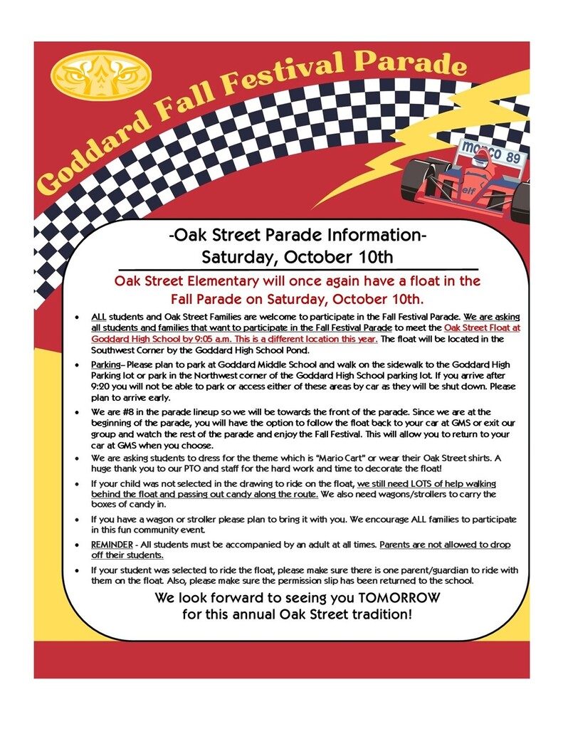 Parade Information