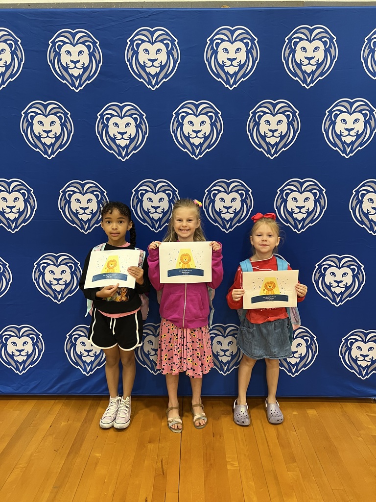 1st Grade Responsibility Award Winners