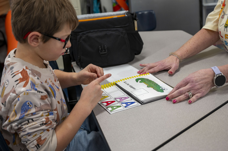 Teacher Grant Visit- Wilson, Larson