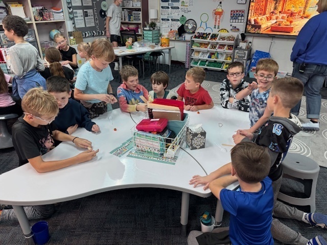 Students working together