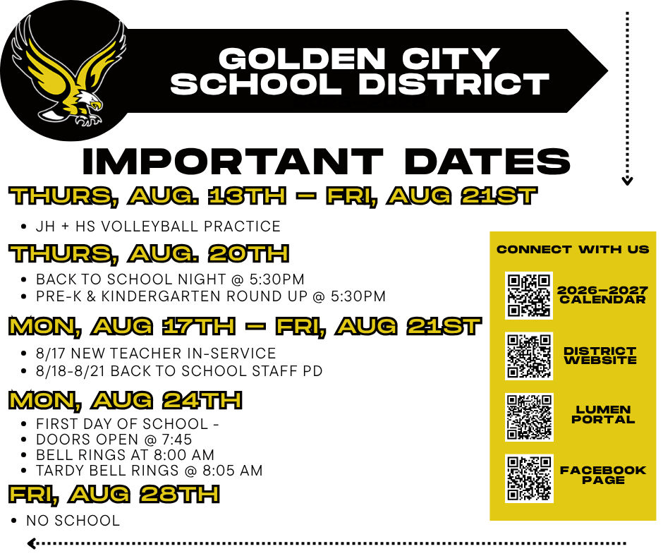 important dates