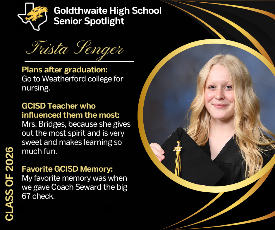 Senior Trista Senger