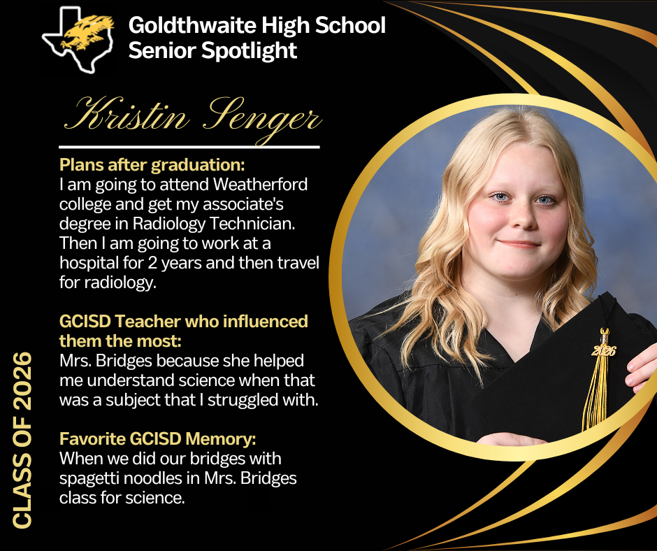 Senior Kristin Senger
