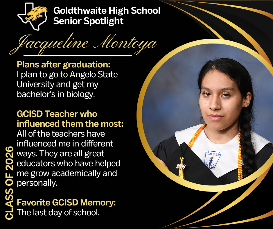 Senior Jacqueline Montoya