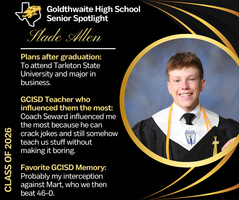 Senior Slade Allen