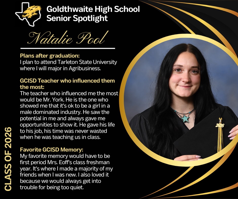 Senior Natalie Pool