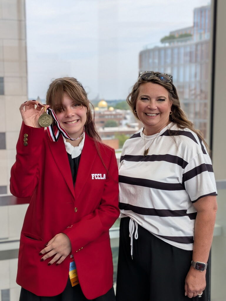 Sofia with her FCCLA gold medal!