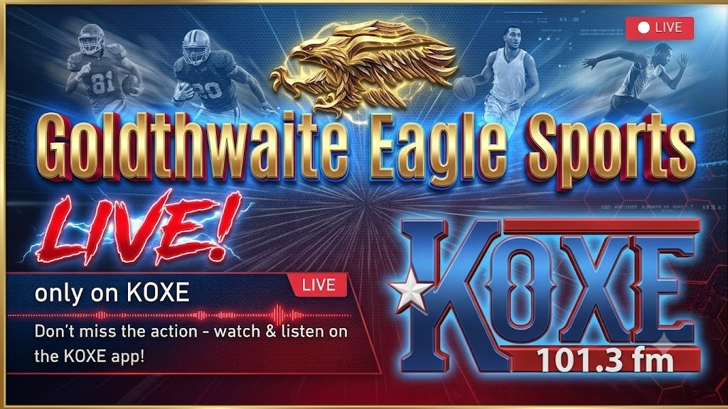 Goldthwaite Eagle sports live on KOXE!