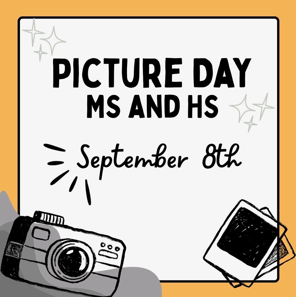GMS & GHS Picture Day September 8th
