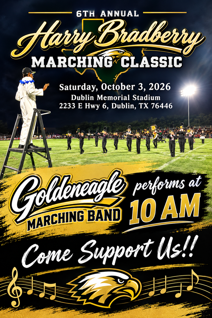 Golden Eagle Band marching classic October 3rd