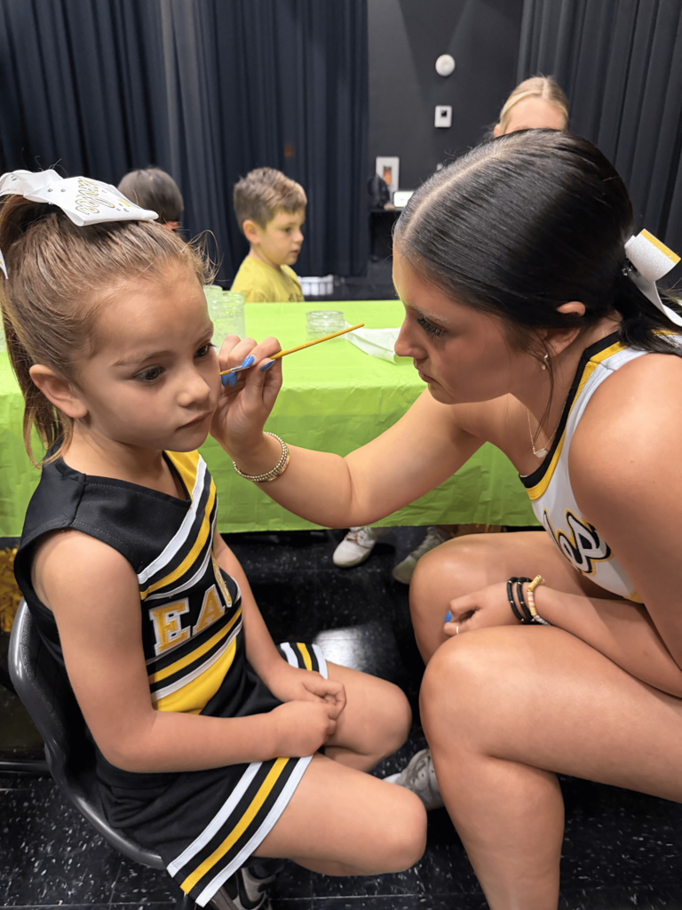 NHS face painting at GES