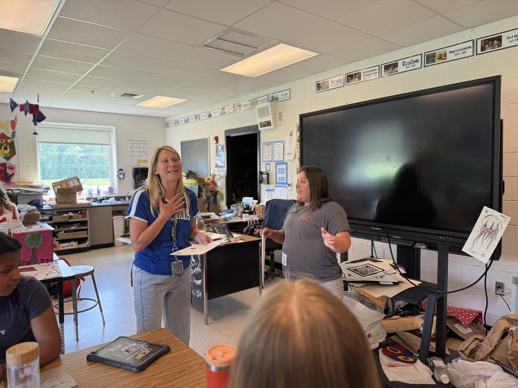 Ms. Parks getting the innovative teacher award