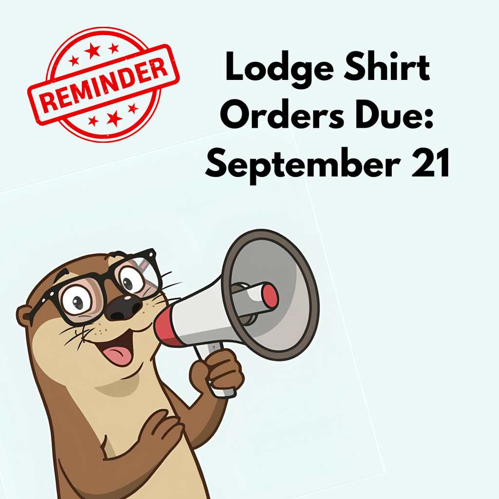 Lodge Shirt Orders Due September 21