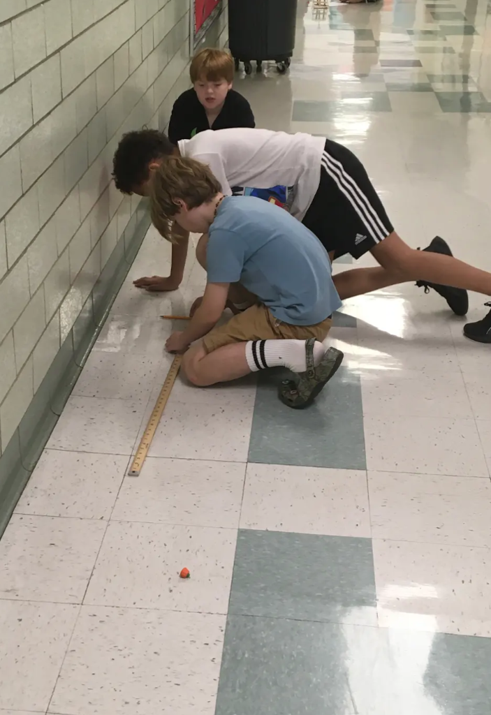Working together to measure!