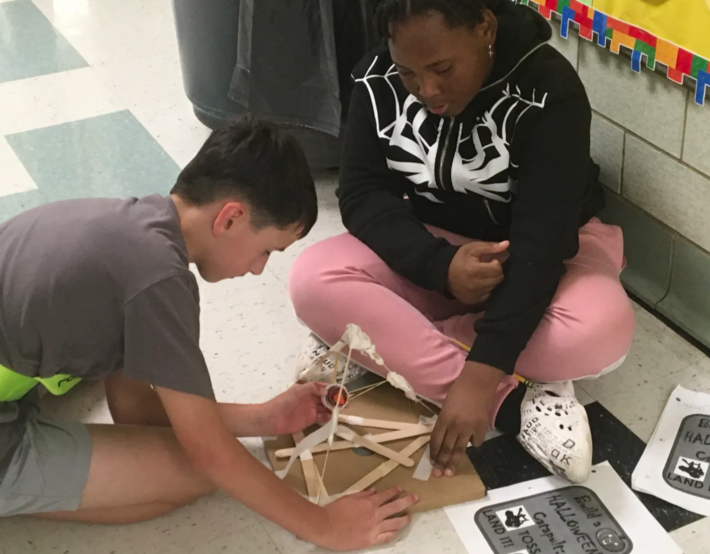 Putting final touches on catapults