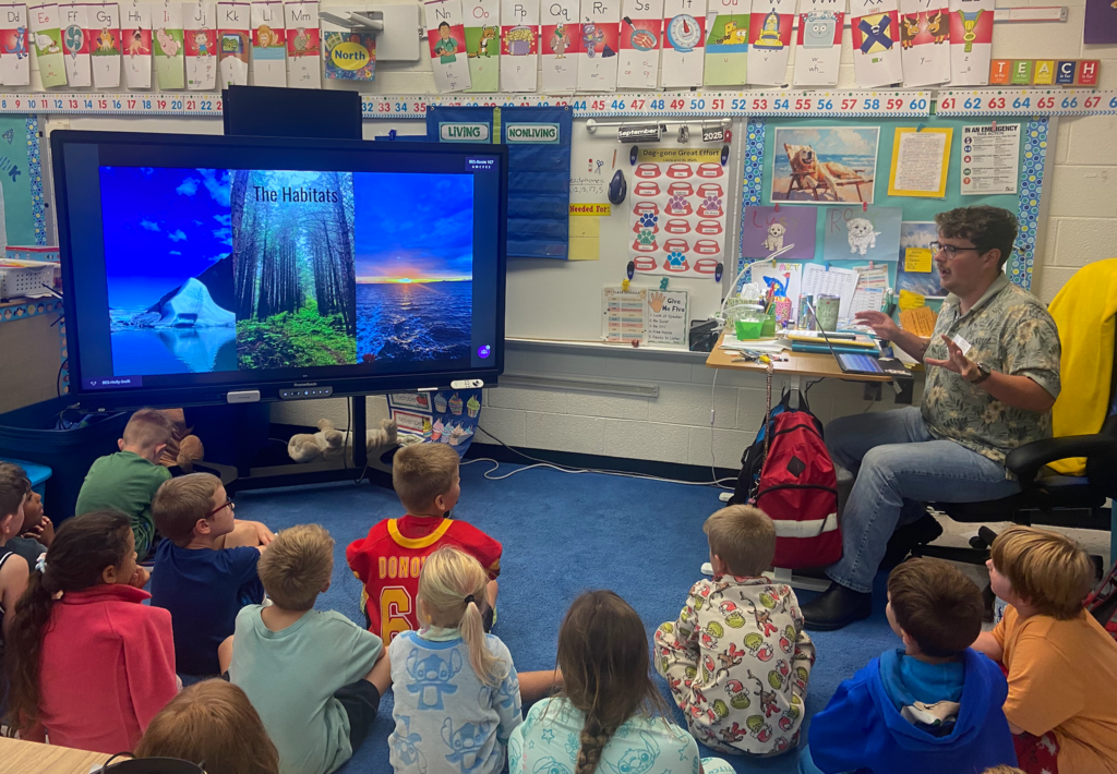 Learning about Alaskan salmon and bears