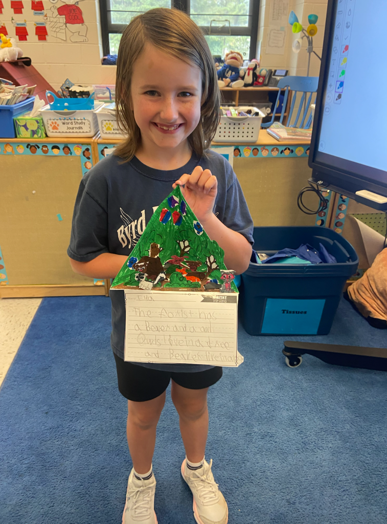 Student learning on display!