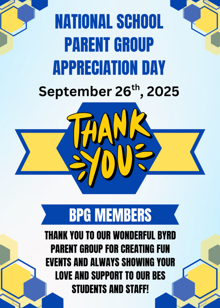 BES loves the Byrd Parent Group!