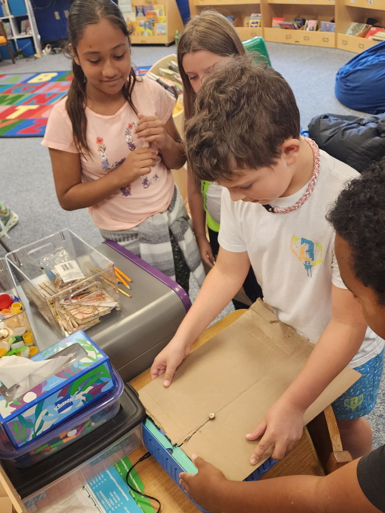 We can easily cut large pieces of cardboard as well!