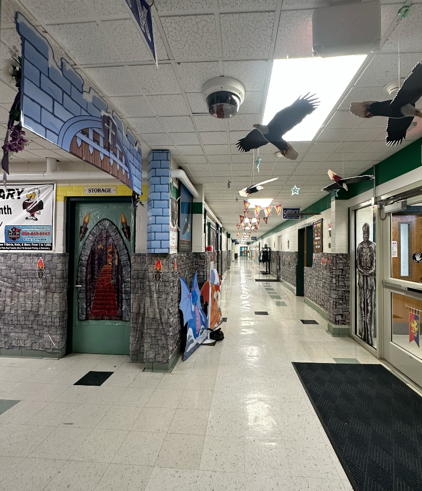 Castle in the hallway