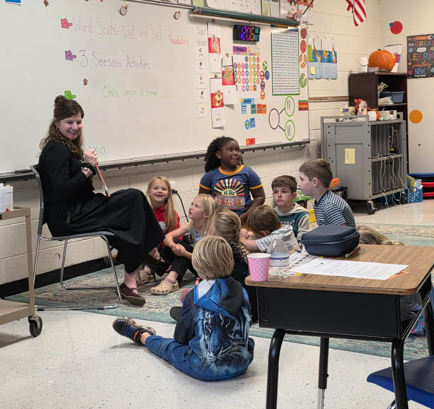 Ms. Fletcher and 1st grade